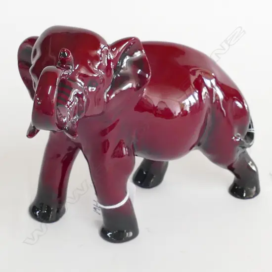 ROYAL DOULTON FLAMBE ELEPHANT