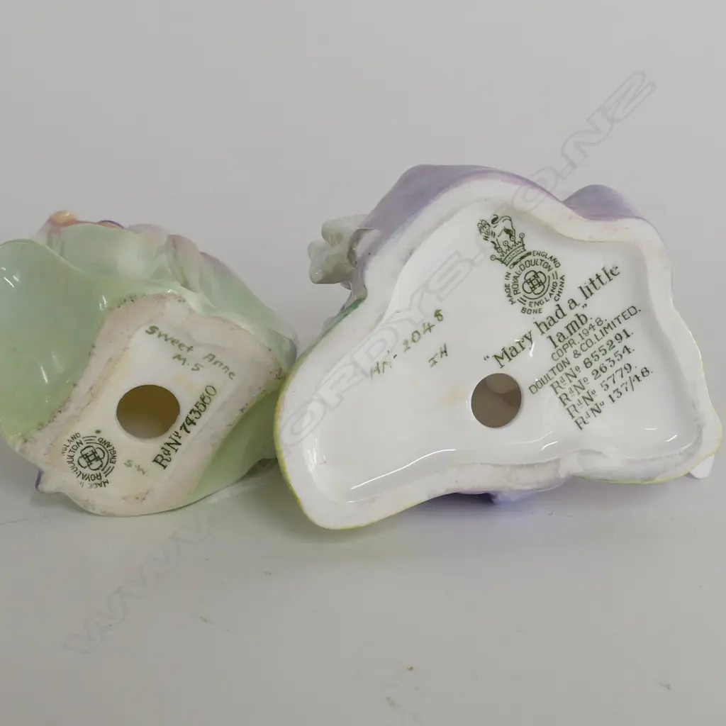2 DOULTON FIGURINES; MARY HAD A LITTLE LAMB & SWEET ANNE Image 1++