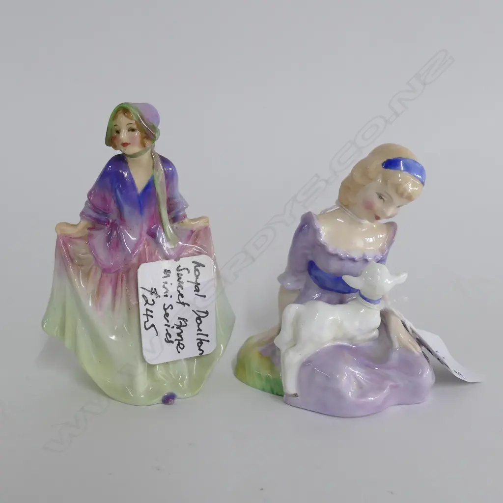 2 DOULTON FIGURINES; MARY HAD A LITTLE LAMB & SWEET ANNE Image 1++