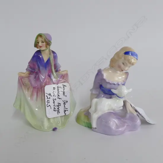 2 DOULTON FIGURINES; MARY HAD A LITTLE LAMB & SWEET ANNE