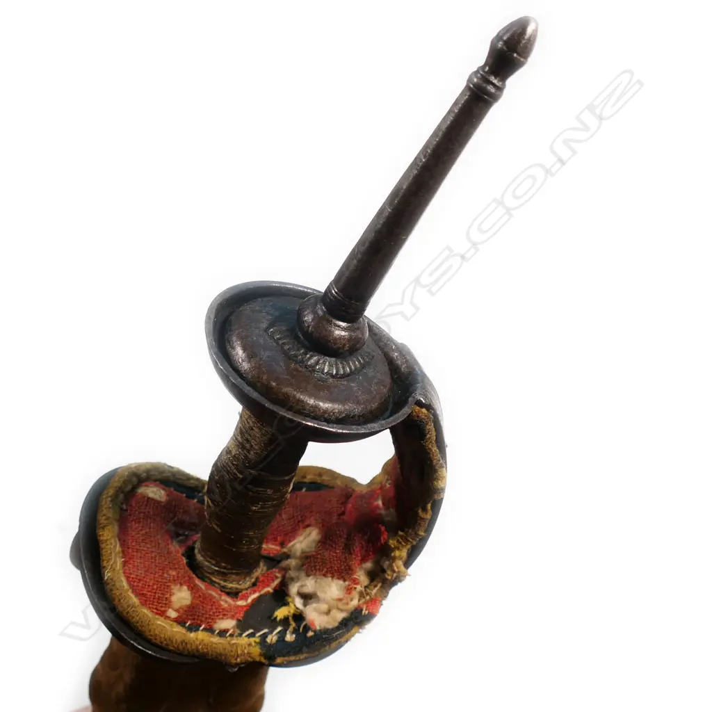 An Indian Firangi sword, with very long 38” blade, said to be taken after the lifting the siege of Lucknow in 1857 by Sir Colin Campbell. Image 1++