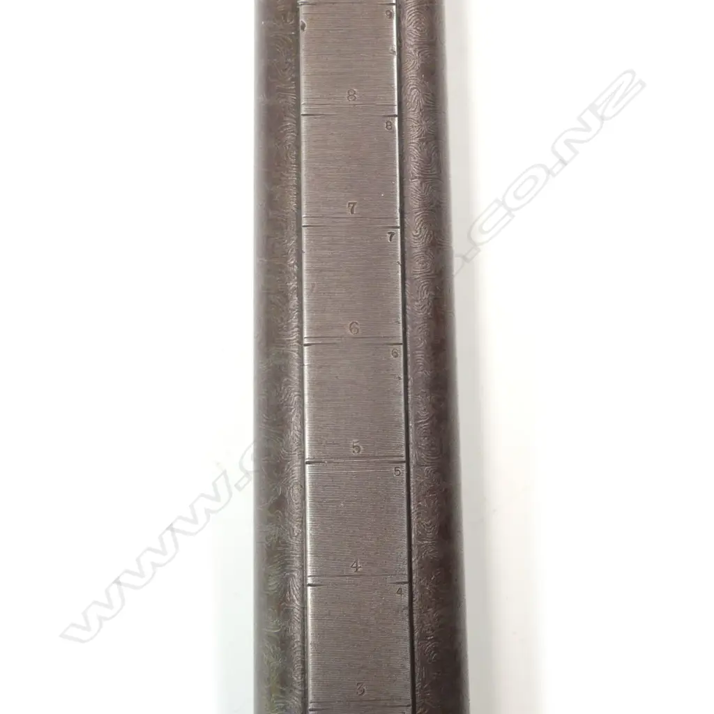 A good, 19thC heavy double barrel muzzle loading percussion cape gun, 39 x 15 bore, by Pryse & Redman, London, (see footnote 1). In brass bound mahogany case. Image 1++