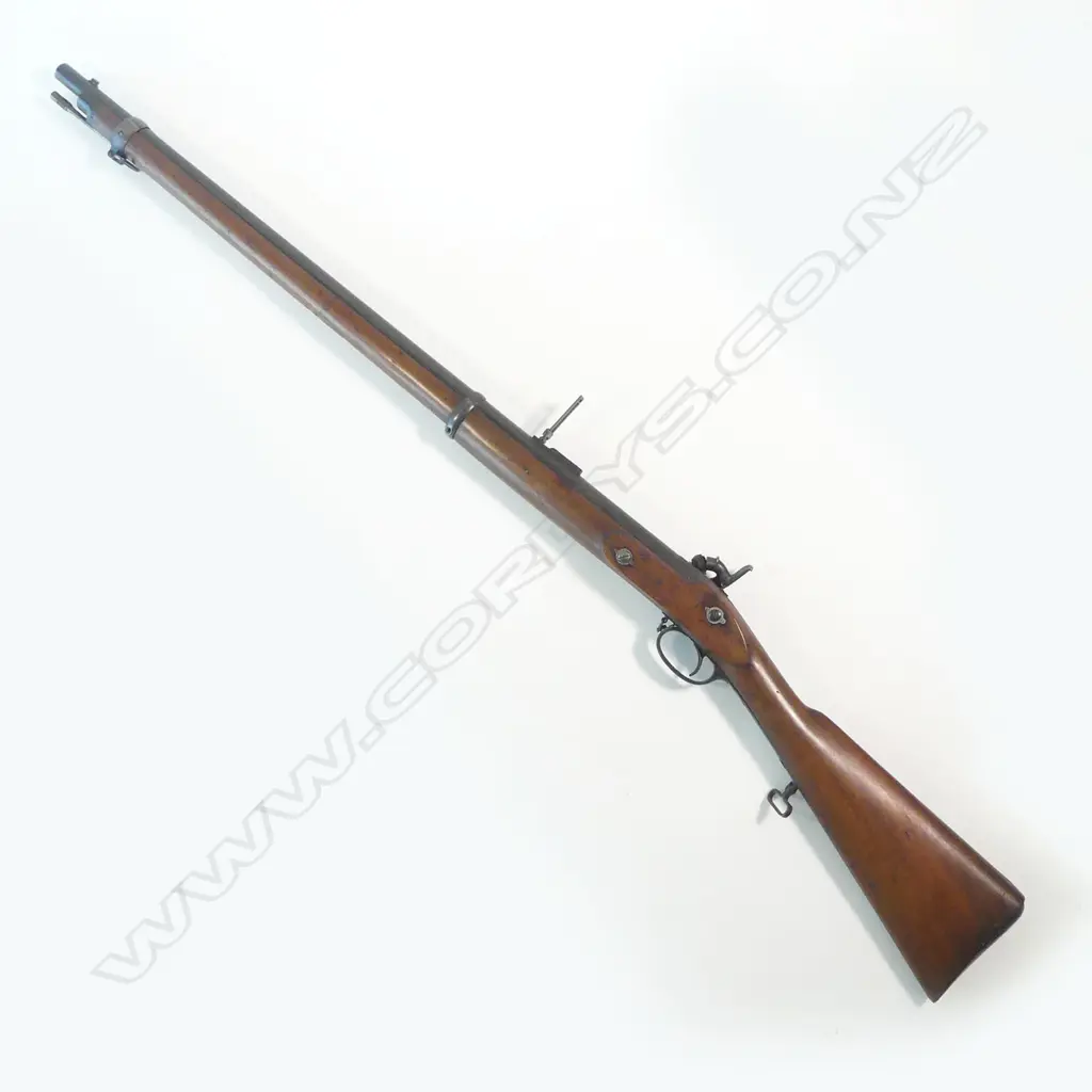 A .450 cal Whitworth percussion muzzle loading rifle, circa 1862-63, Image 1++