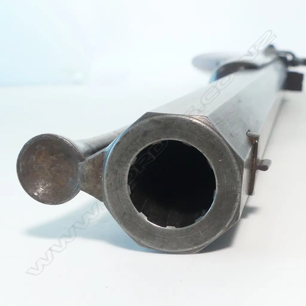 A reproduction 20thC weighty big game 10 bore muzzle loading, single barrel percussion rifle, by C.G. Bonehill (Birmingham), Image 1++