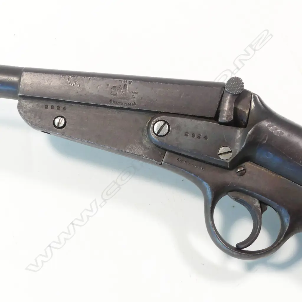 A scarce C.G. Bonehill 'The Britannia' barrel cocking .177 cal air rifle, circa 1902, Image 1++