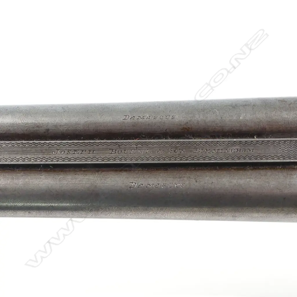A double barrel open hammer shotgun, by Joseph Bourne & Son, Edinburgh, Image 1++
