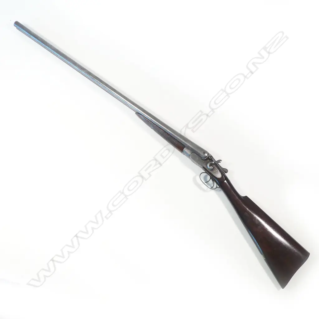 A double barrel open hammer shotgun, by Joseph Bourne & Son, Edinburgh, Image 1++