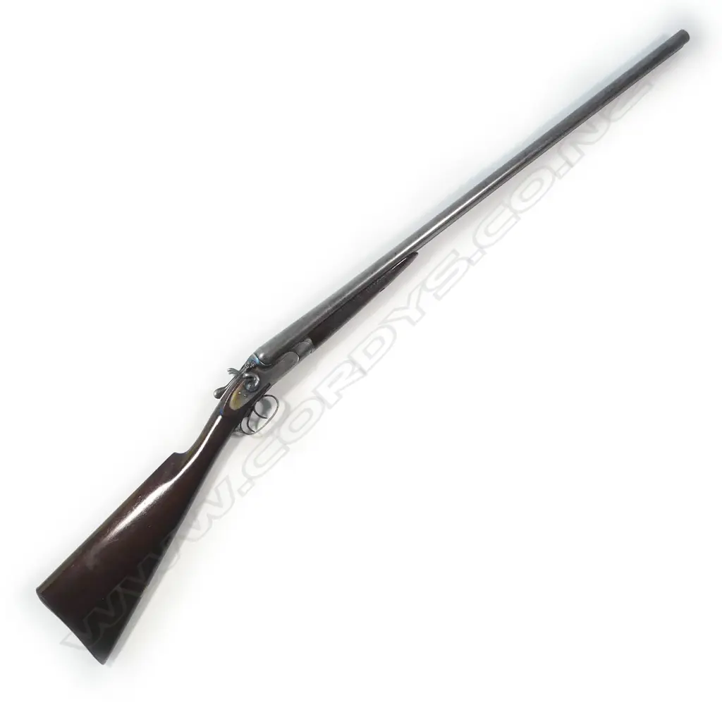 A double barrel open hammer shotgun, by Joseph Bourne & Son, Edinburgh, Image 1++