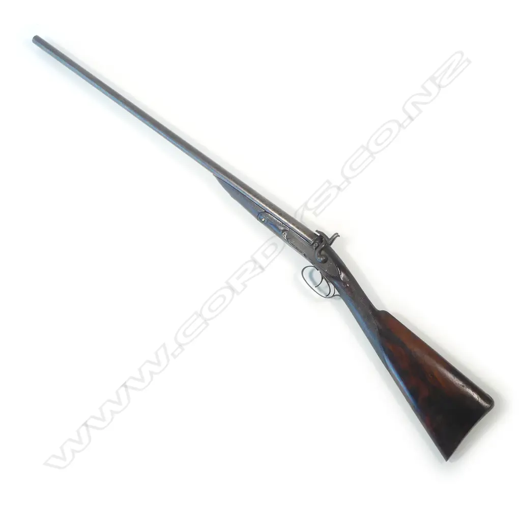 A 14 bore double barrel pinfire shotgun, by Joseph Smith. Image 1++