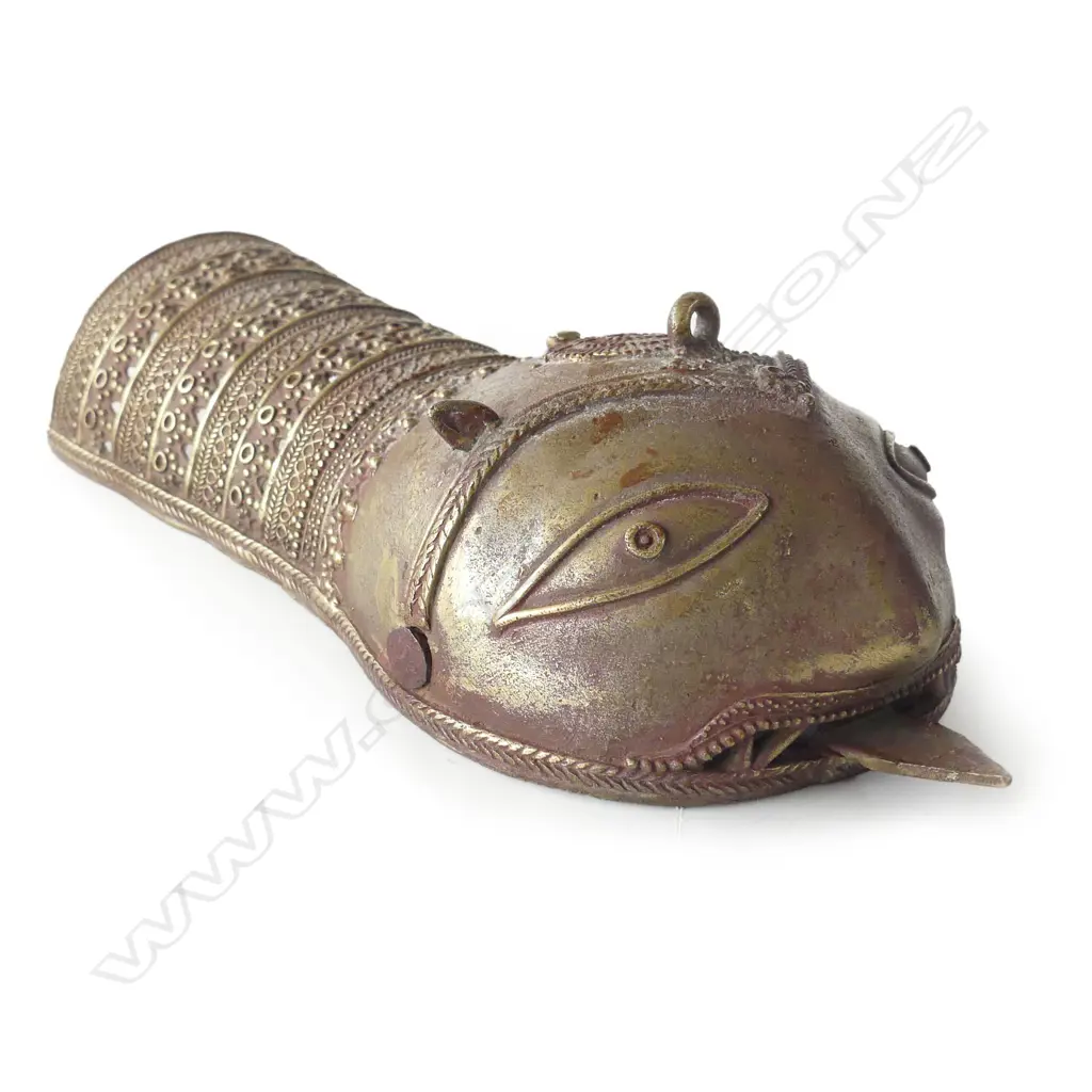 A cast metal wrist and hand guard, unknown origin, Image 1++