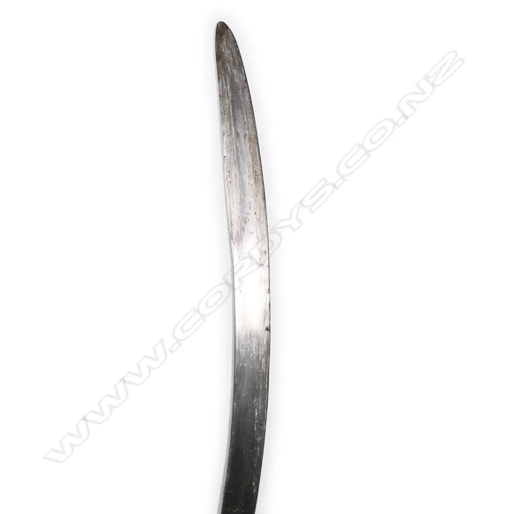 An Indian tulwar sword with scabbard, 18th/19thC. Image 1++