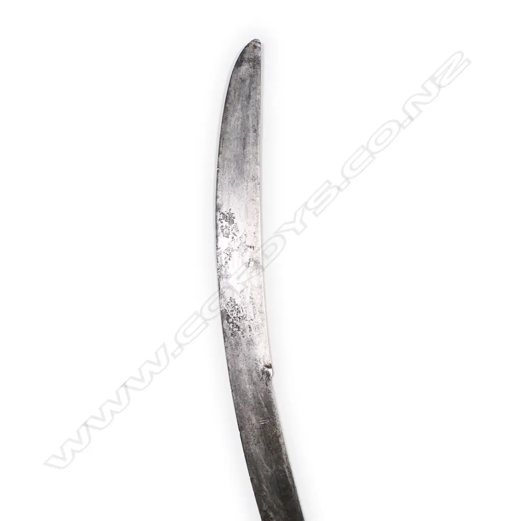 An Indo-Persian shamshir sword, with leatherette scabbard, late 19thC, Image 1++