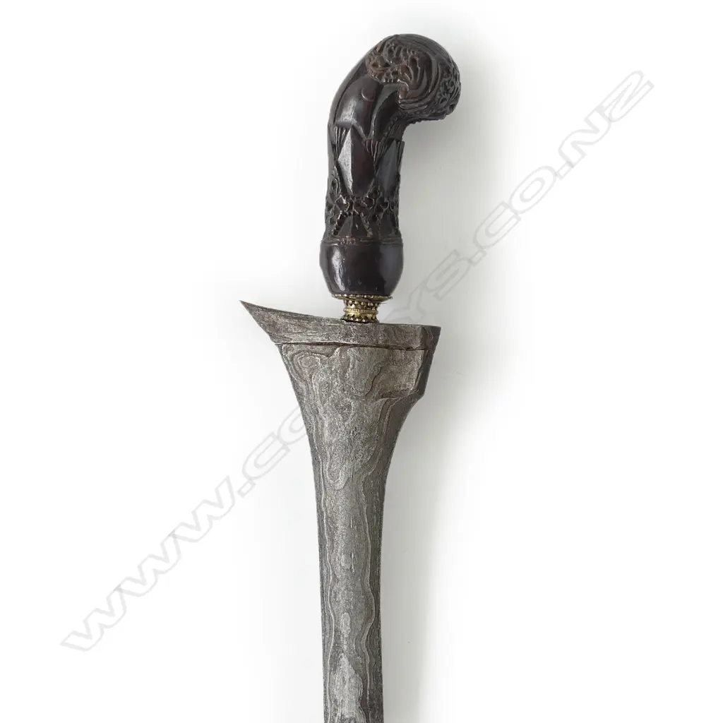 A Balinese kris, with etched straight blade, Image 1++