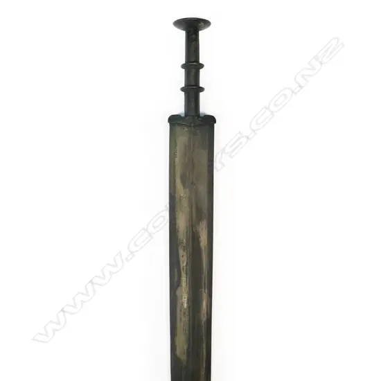 A Chinese Warring States (475-221BC) style bronze sword