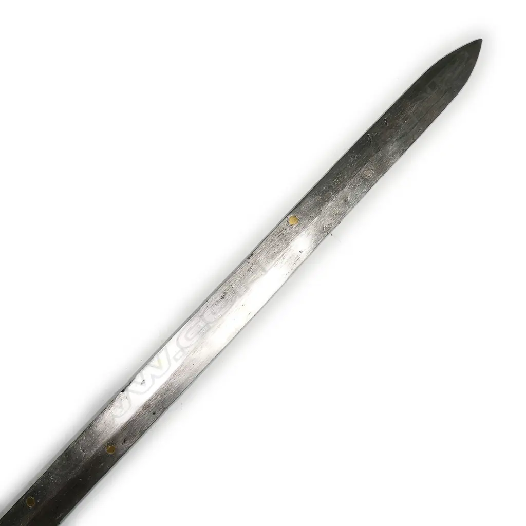 A Chinese Ming dynasty style sword, with gilt bronze mounts on scabbard and hilt, Image 1++