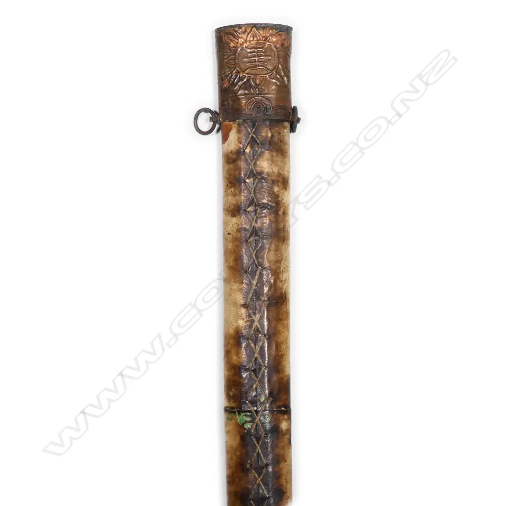 A replica Chinese Ming sword with a straight double edge blade, Image 1++