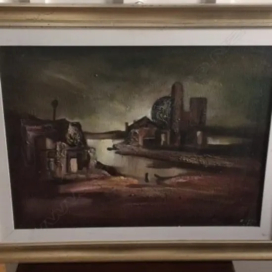 ZDRAVKO ĆOSIĆ  (1941-2006) IMAGINARY LANDSCAPE OIL