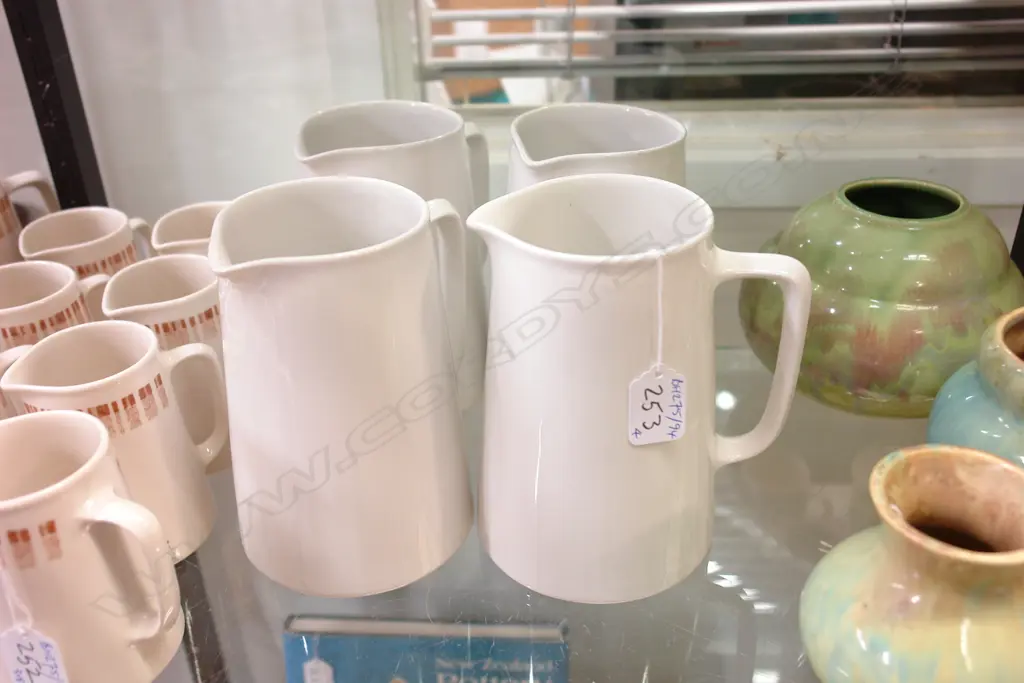 4 C.L. WHITE JUGS Image 1++