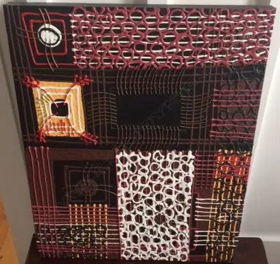 ANNA CRAWLEY MIXED MEDIA "GRAVITY" 2008 Image 1++