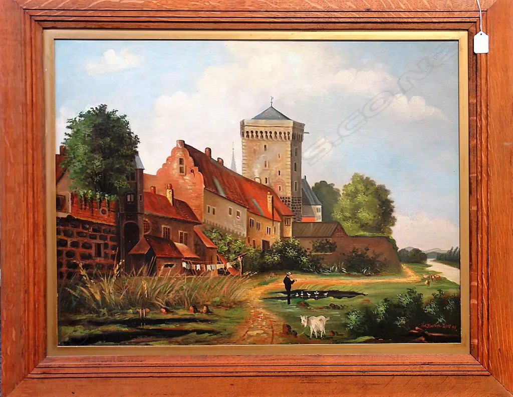 T.K. BEDPUR ZIONS - OIL - COUNTRY VILLAGE Image 1++