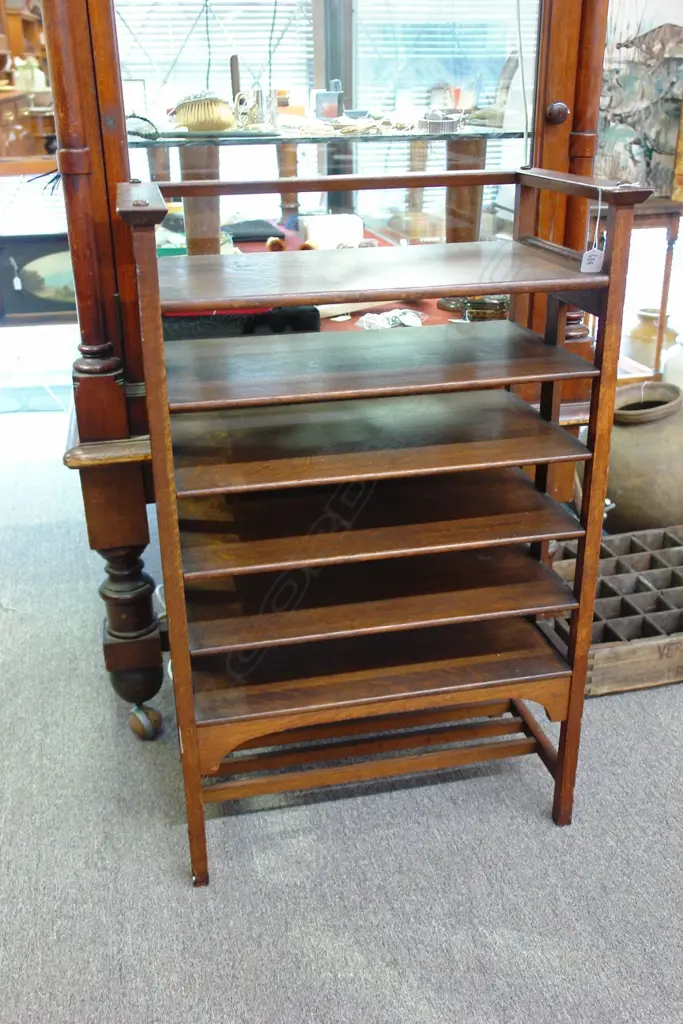 EDWARDIAN OAK MUSIC STAND Image 1++