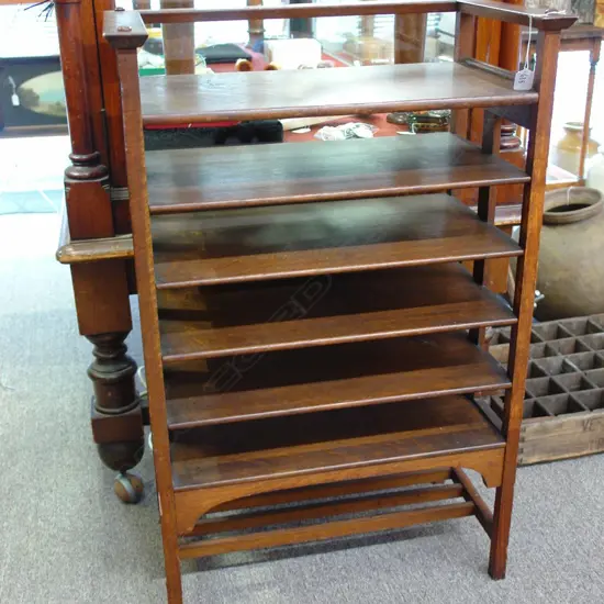 EDWARDIAN OAK MUSIC STAND