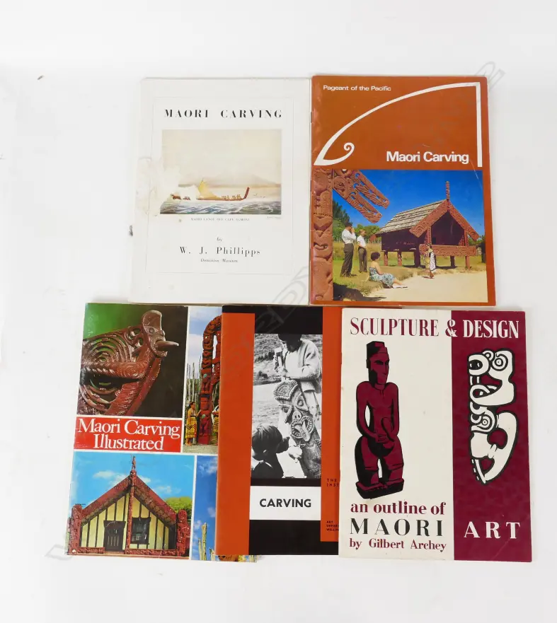 5 MAORI BOOKS - DESIGN & CARVING Image 1++