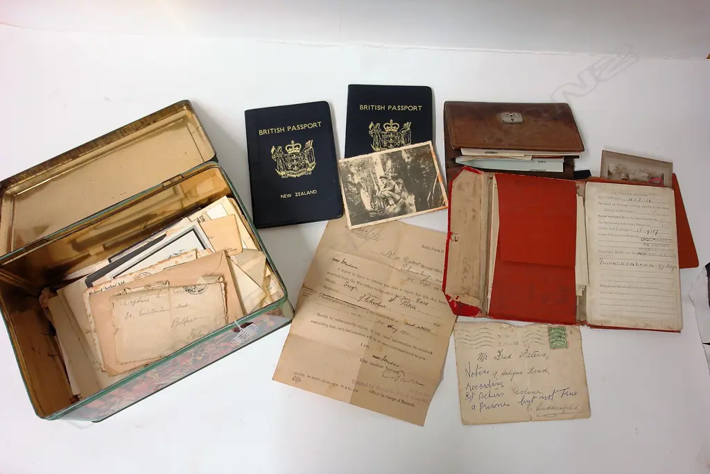 PETERS FAMILY ARCHIVE; WWI DOCUMENTS, RODD CUTLERY Image 1++