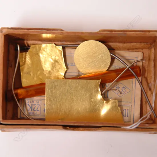 20CT GOLD SHEETS &SOLDER; EX. DENTAL USE. 9.9+ GMS