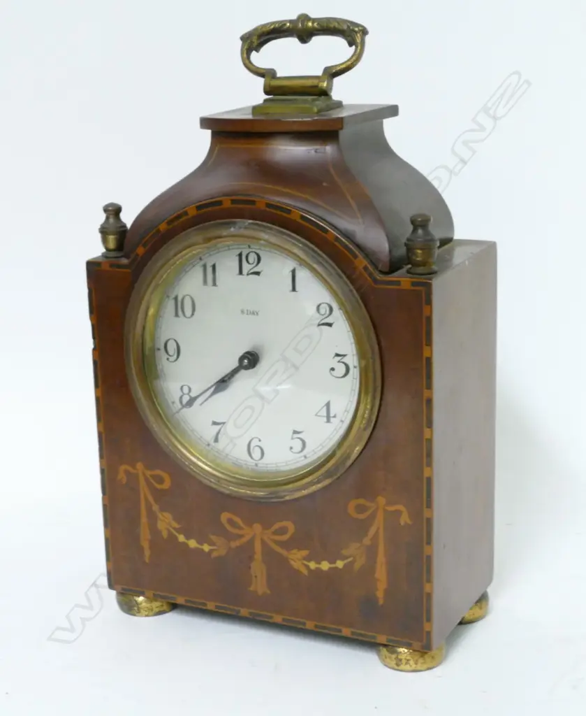 An Edwardian Sheraton Revival bracket clock Image 1++