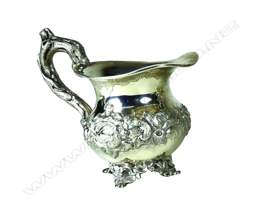 A 19thC Dutch silver cream jug Image 1++