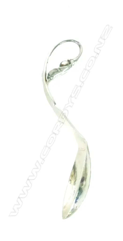 A Georg Jensen Danish silver sauce ladle Image 1++