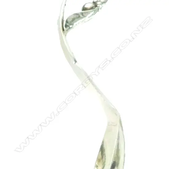 A Georg Jensen Danish silver sauce ladle