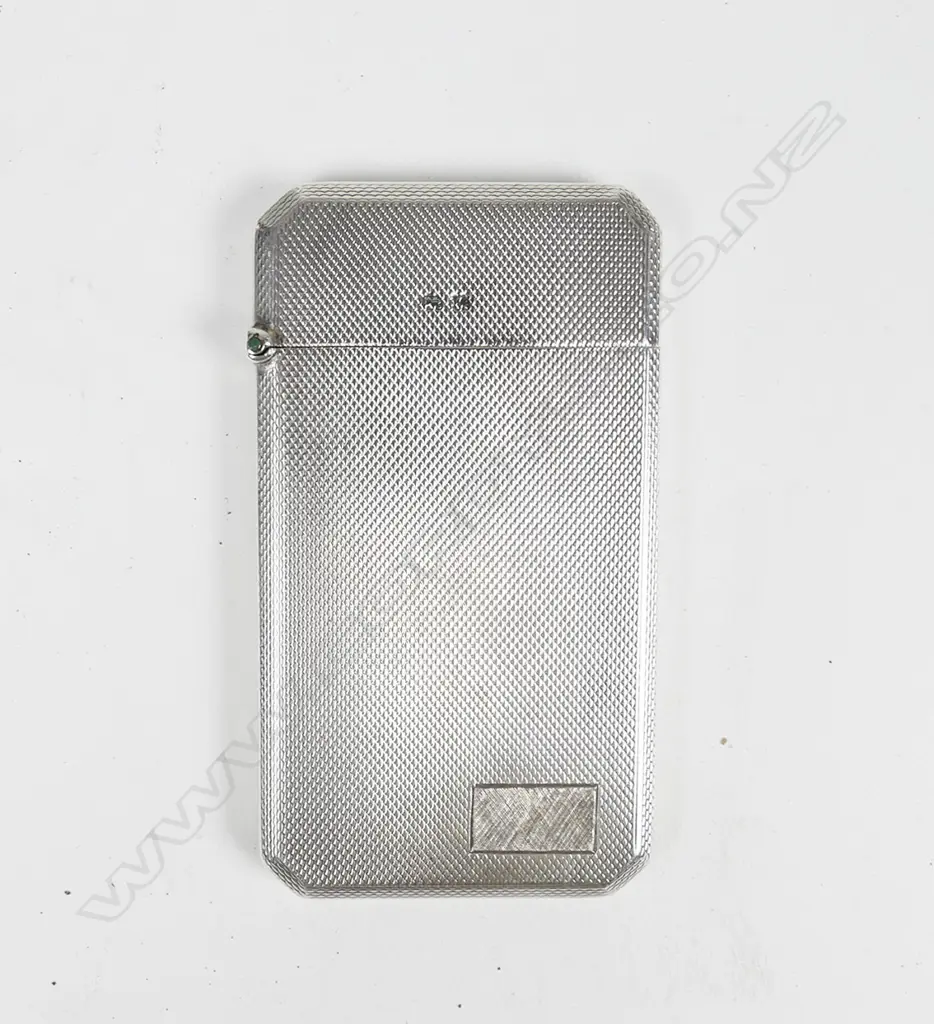 VINTAGE S/S CARD CASE, BIRMINGHAM 1902 Image 1++