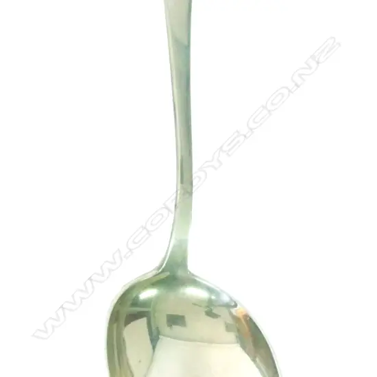 A Danish silver serving spoon