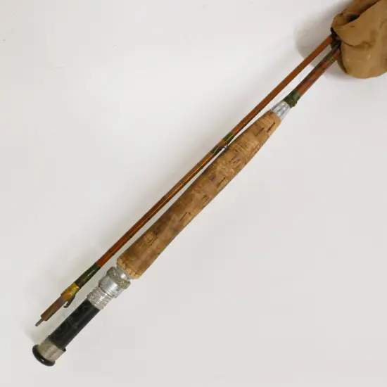 A W.H.Tisdalls Ltd. two-piece split cane fly rod