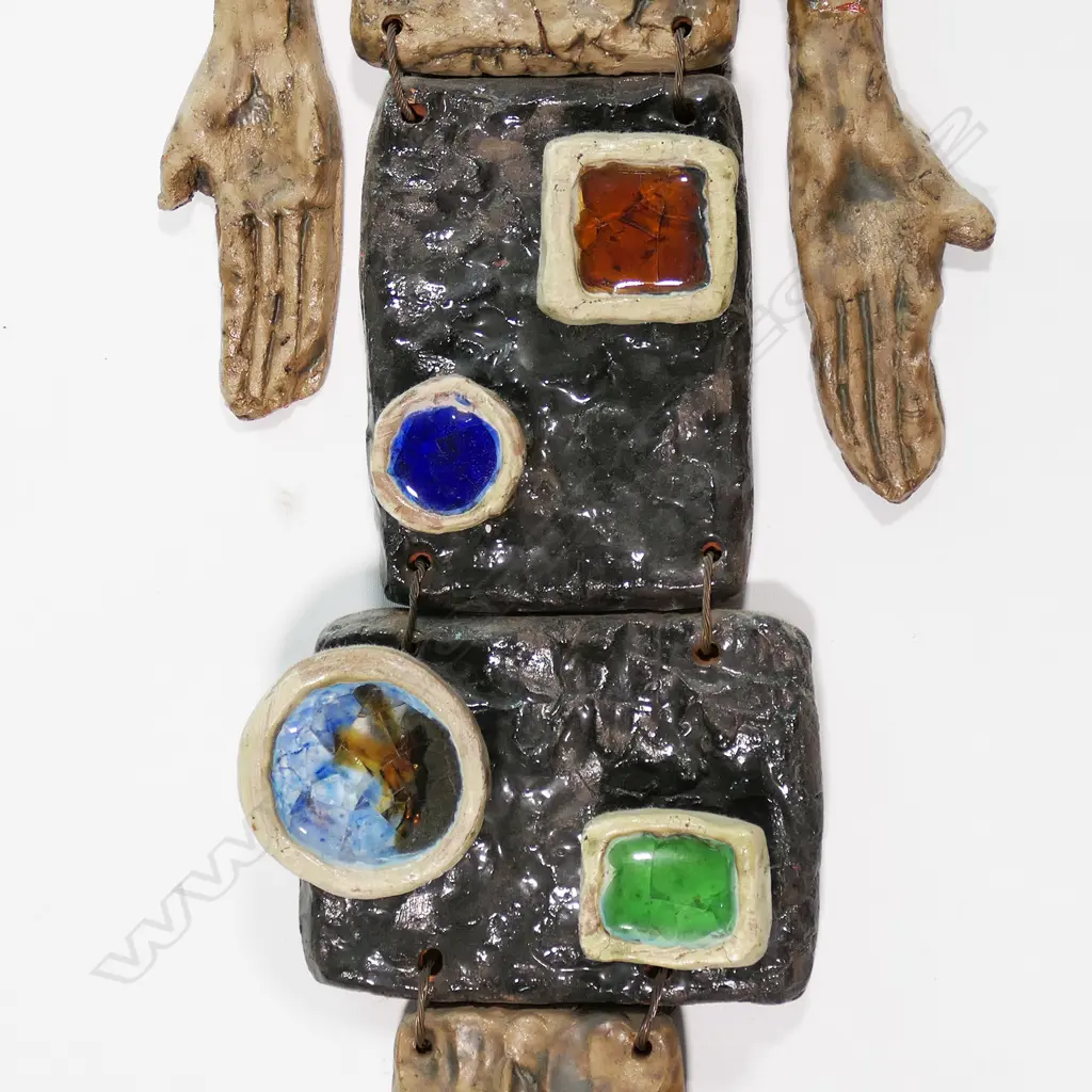 June Black (1909-2010) 'Longbod' pottery sculpture, Image 1++