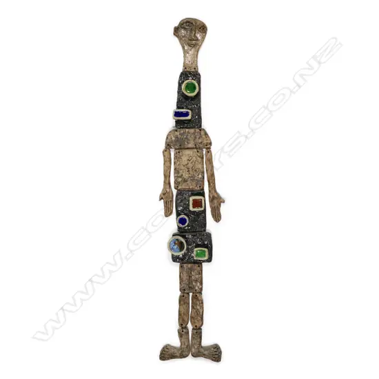 June Black (1909-2010) 'Longbod' pottery sculpture,