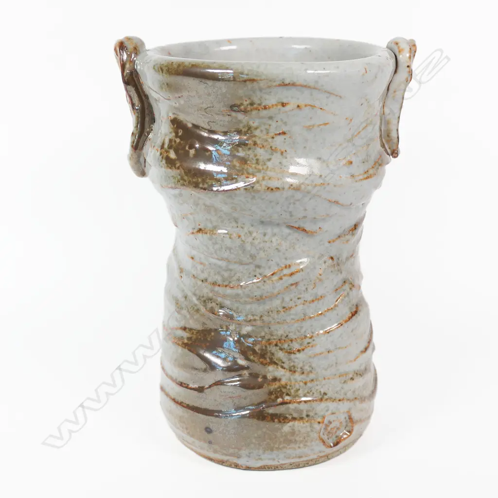 Mirek Smisek (1925-2013) altered form cylinder vase Image 1++