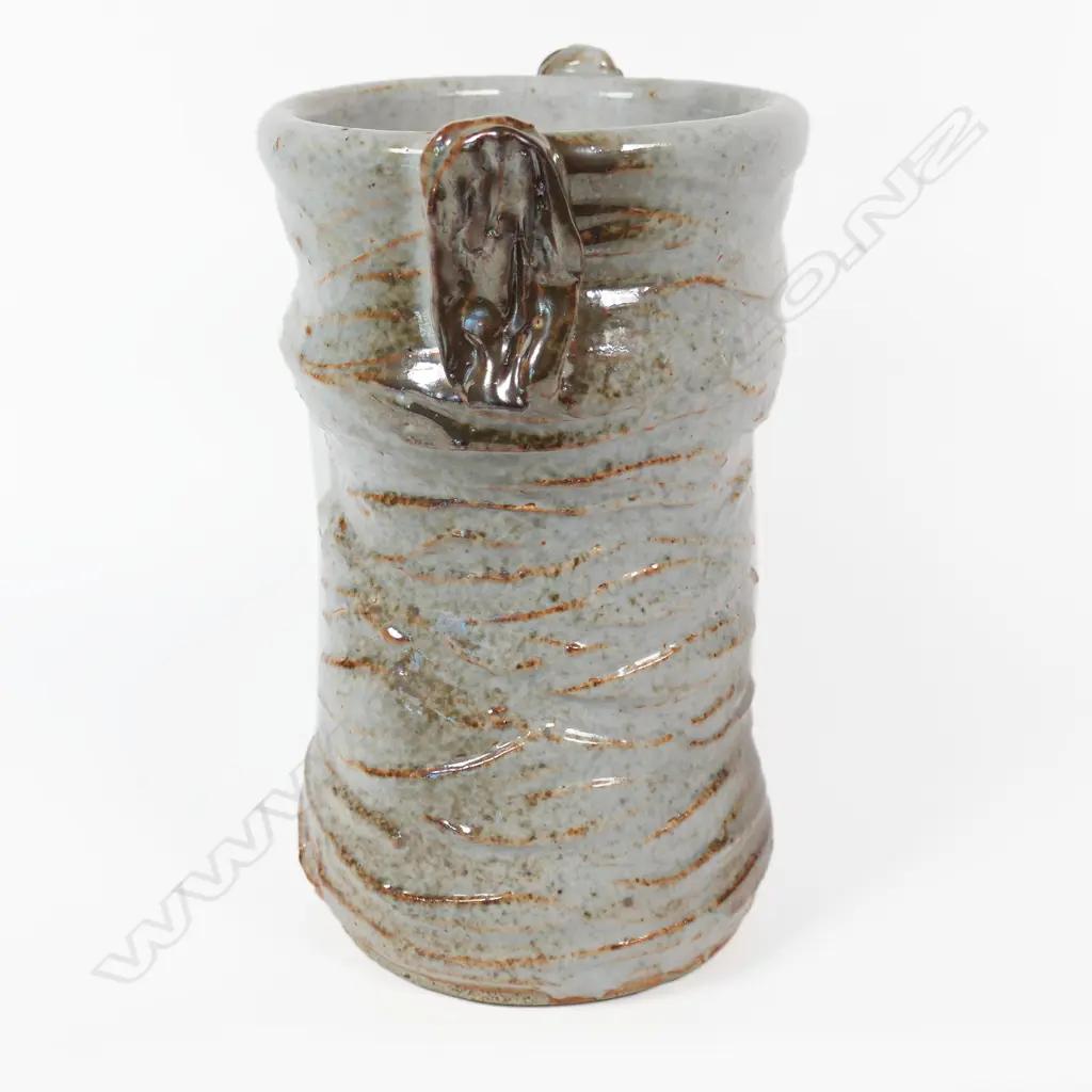 Mirek Smisek (1925-2013) altered form cylinder vase Image 1++