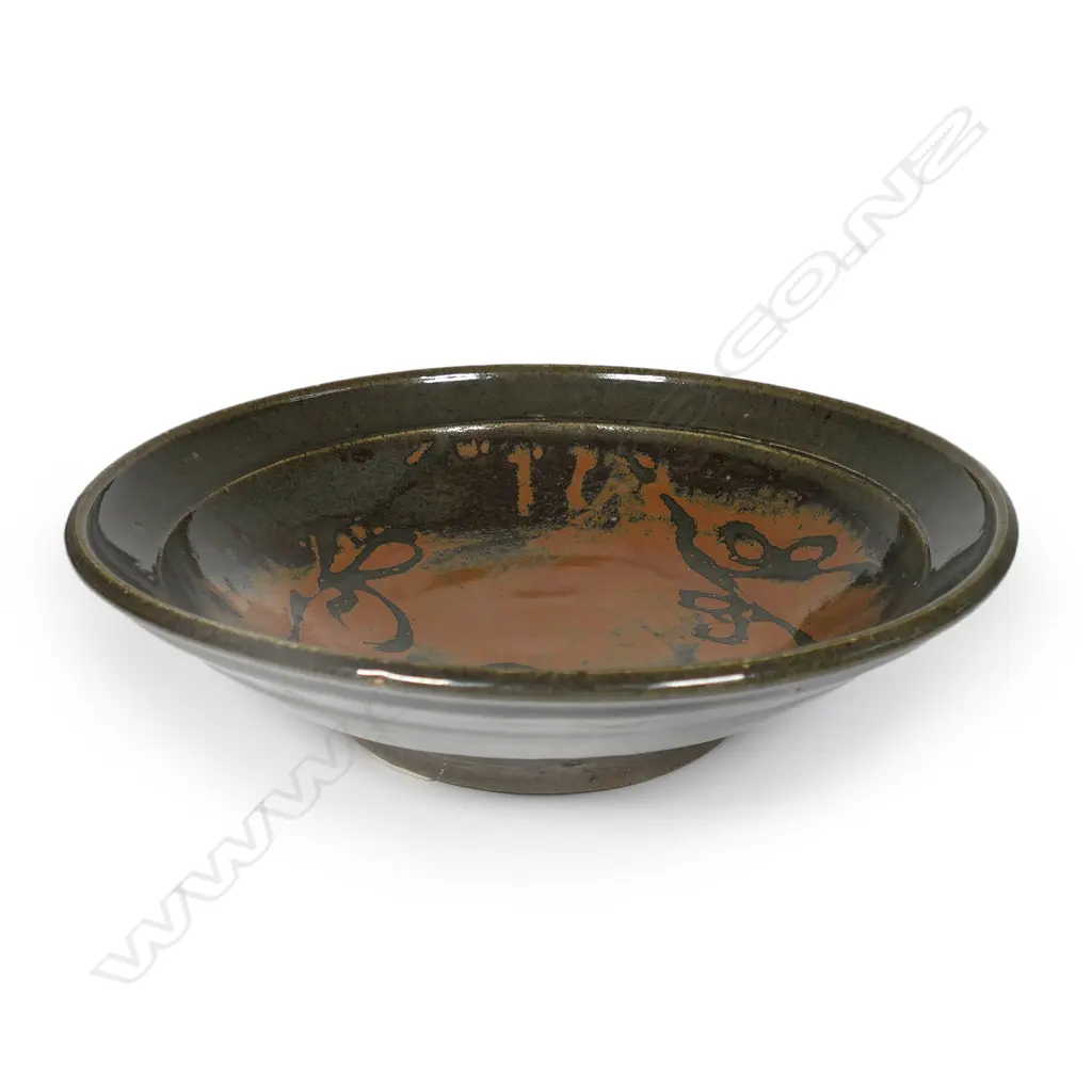 Len Castle (1924-2011) large quince pattern bowl, Image 1++