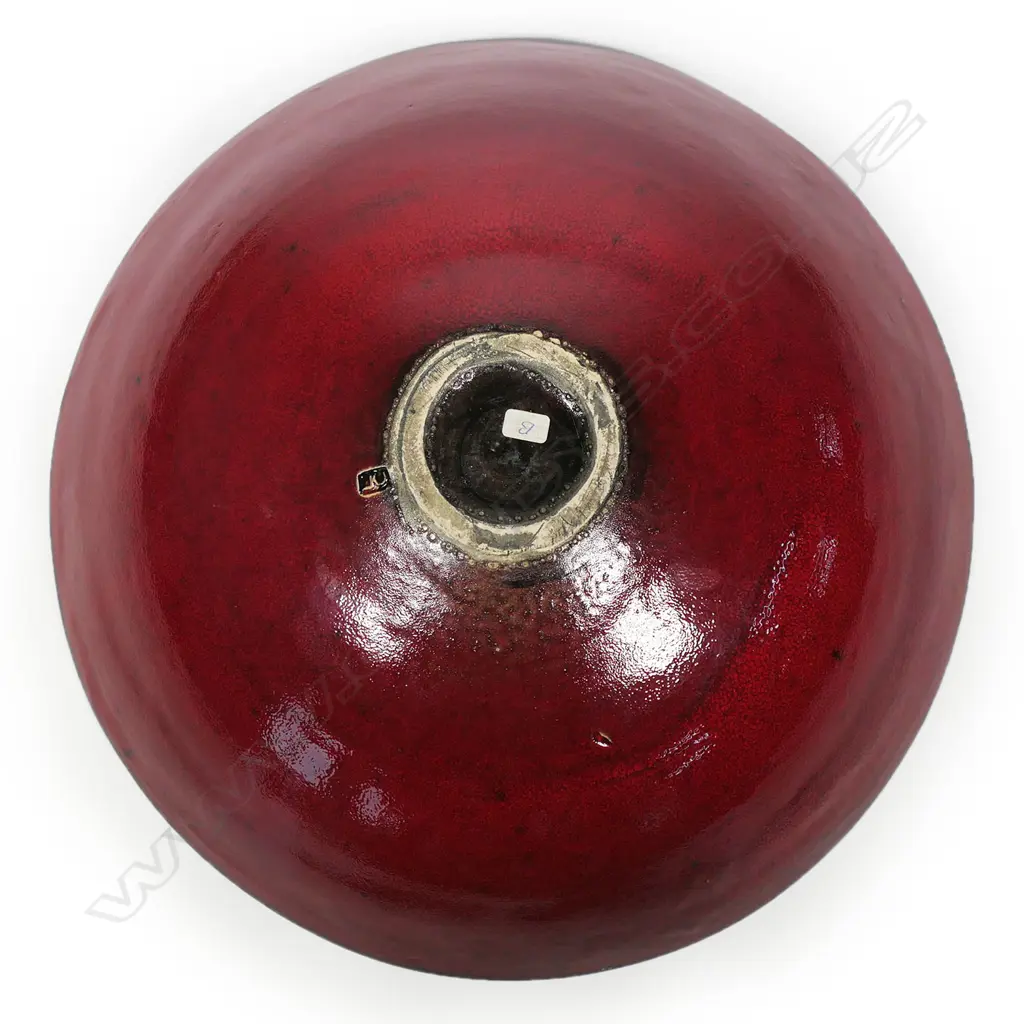 Len Castle (1924-2011) large exceptional red glazed bowl, Image 1++