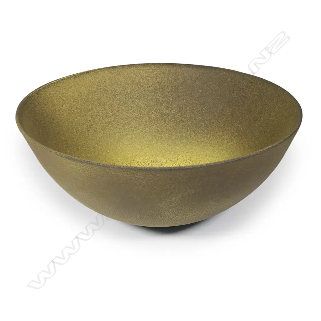 Len Castle (1924-2011) large and deep yellow sulphur bowl, Image 1++