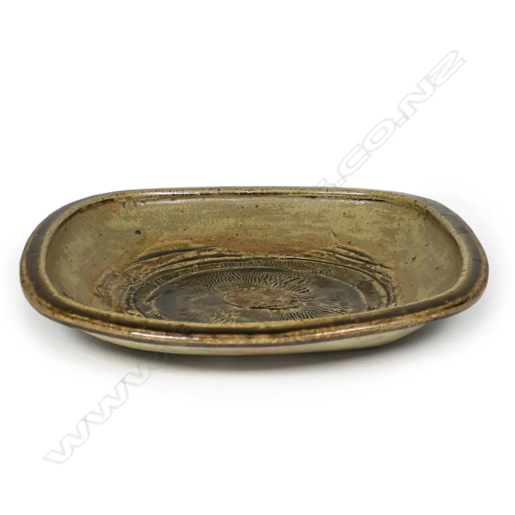 Len Castle (1924-2011) very large rounded rectangular dish, Image 1++