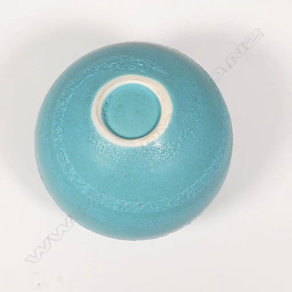 John Parker turquoise blue orb vase, Image 1++