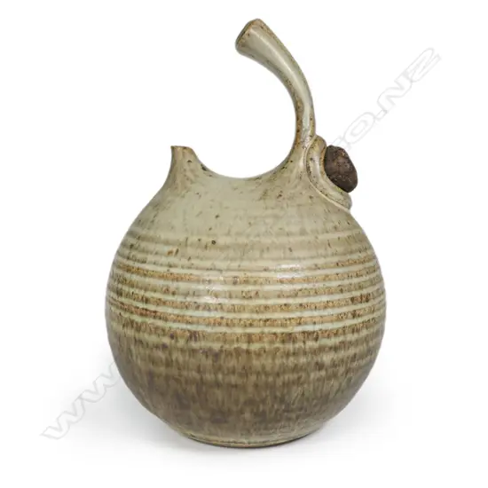 Ian Firth pouring vessel with a half handle,