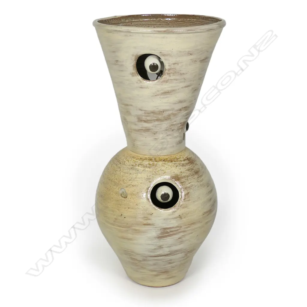 Paul Maseyk 'Eye See You (White)' large vase / sculpture, Image 1++