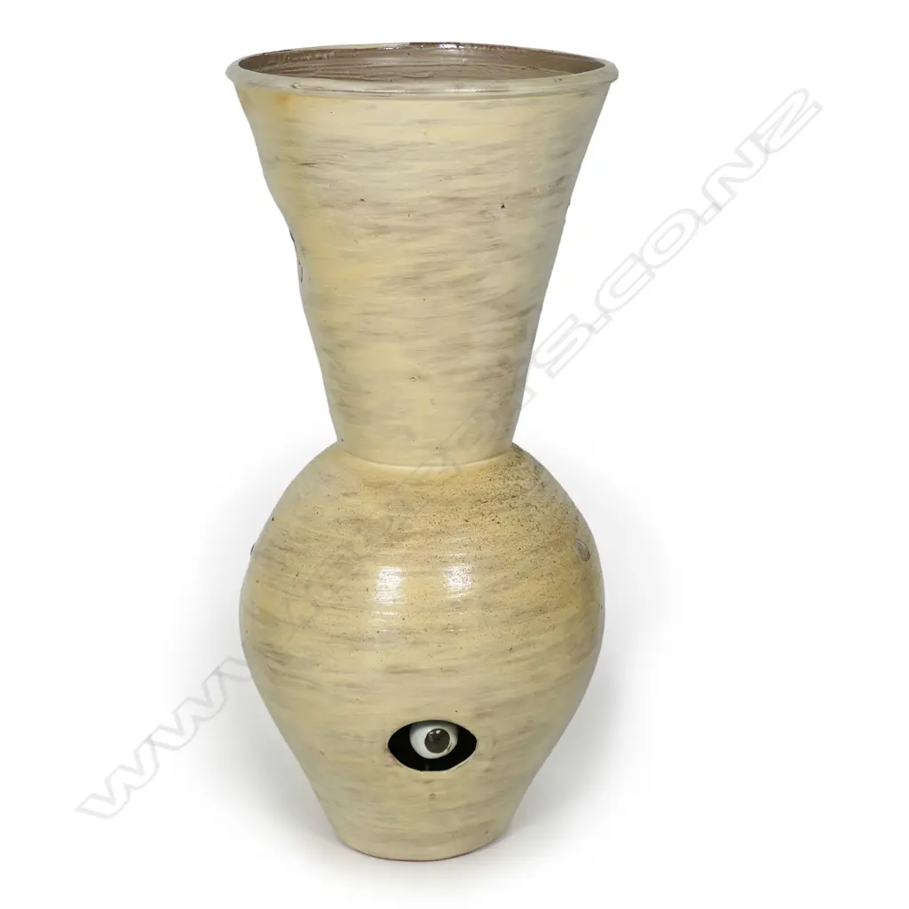 Paul Maseyk 'Eye See You (White)' large vase / sculpture, Image 1++
