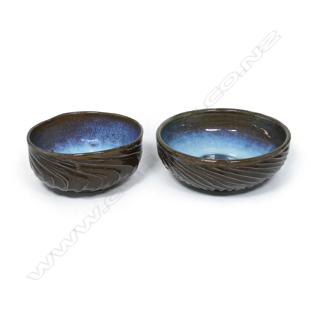 A two of Marilyn Wheeler stoneware bowls, Image 1++