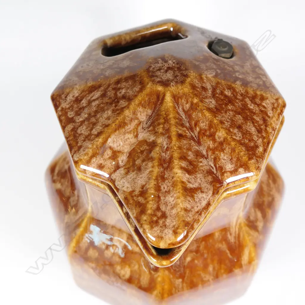 A Temuka Ware mottled glaze pottery electric jug, Image 1++